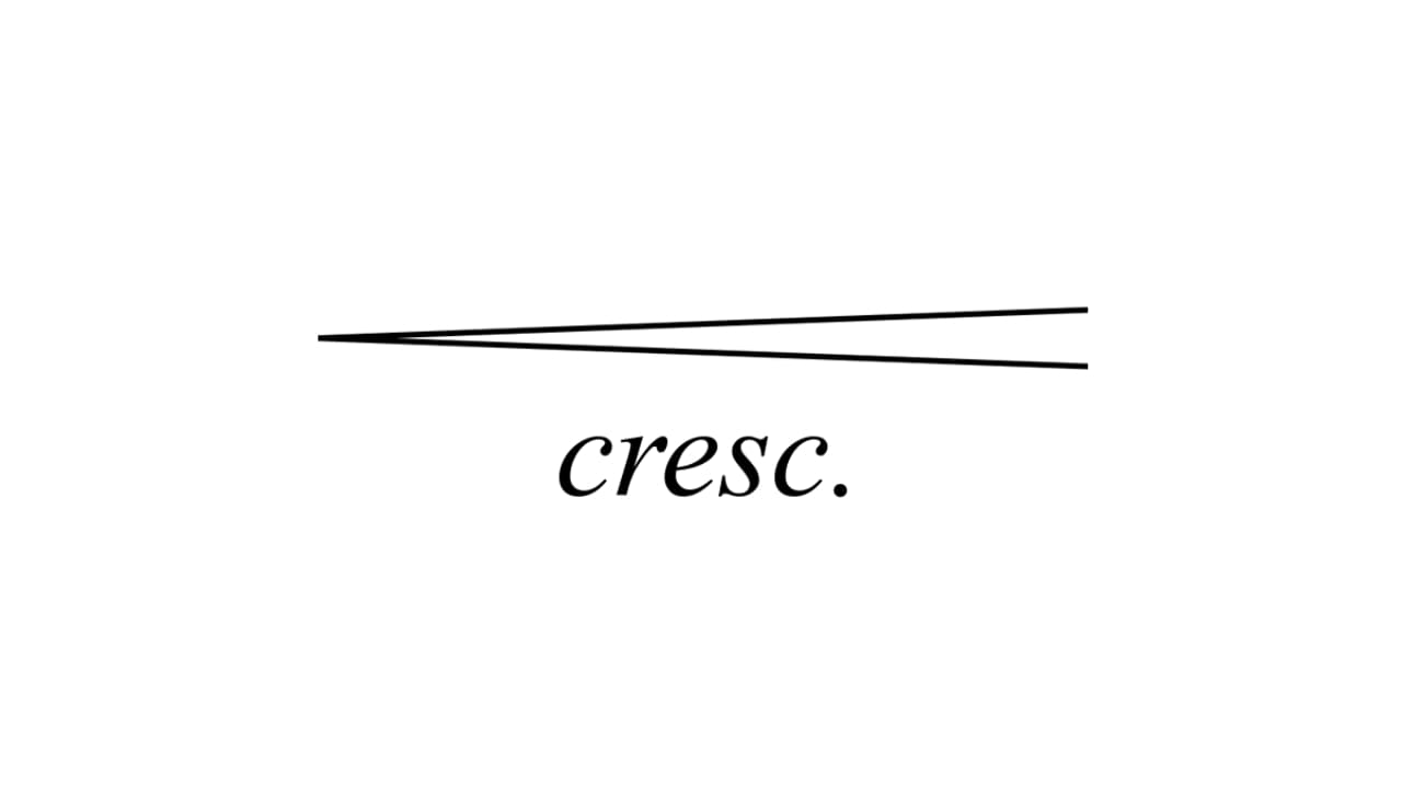 crescendo